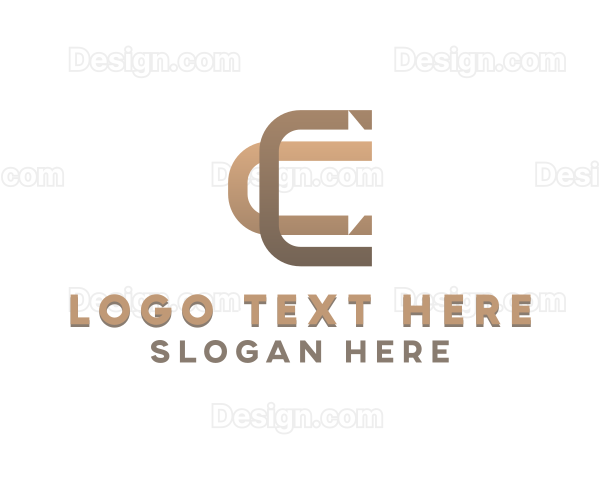 Logistics Company Letter C Logo