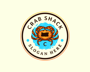 Dungeness Crab Oregon logo design