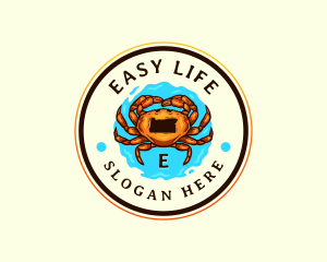 Dungeness Crab Oregon logo design