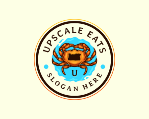 Dungeness Crab Oregon logo design