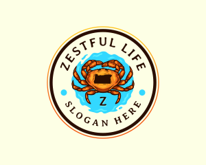 Dungeness Crab Oregon logo design