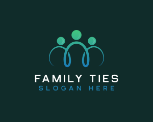 People Team Community logo design