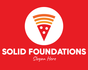 Modern Pizza Slice Logo