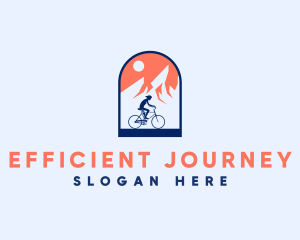 Mountain Biking Adventure logo design