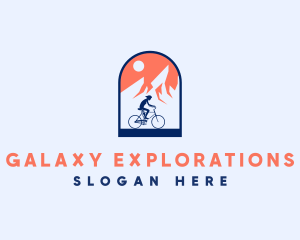 Mountain Biking Adventure logo design