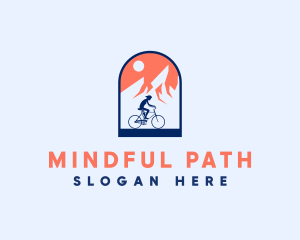 Mountain Biking Adventure logo design