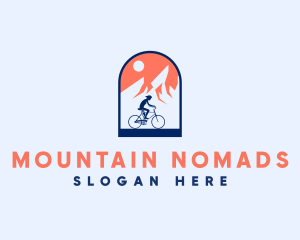 Mountain Biking Adventure logo design