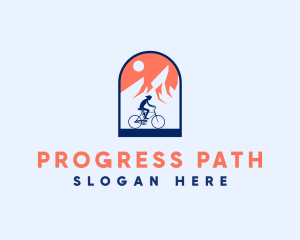 Mountain Biking Adventure logo design