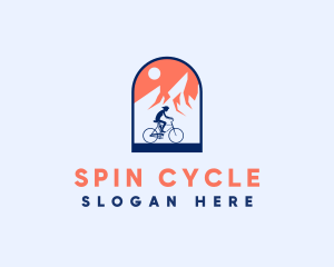 Mountain Biking Adventure logo design