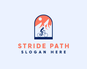 Mountain Biking Adventure logo design