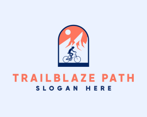 Mountain Biking Adventure logo design