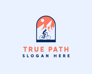 Mountain Biking Adventure logo design