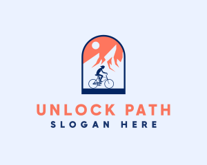 Mountain Biking Adventure logo design