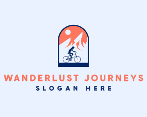 Mountain Biking Adventure logo design