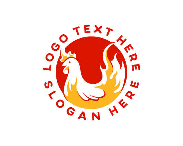 Hen logo example 3