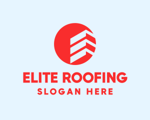House Roofing Realty logo design