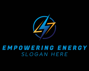 Lightning Bolt Energy logo design