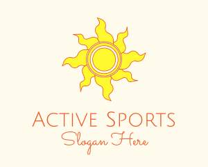 Yellow Summer Sun logo