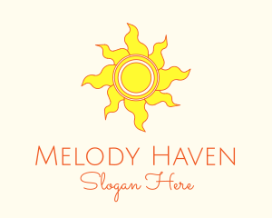 Yellow Summer Sun logo