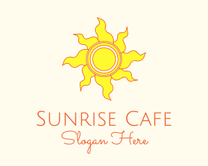 Yellow Summer Sun logo design