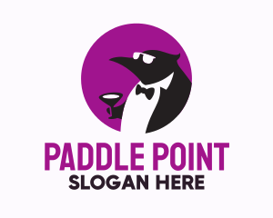 Tuxedo Penguin Suit logo design