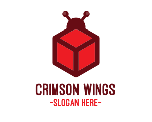 Red Cube Bug logo