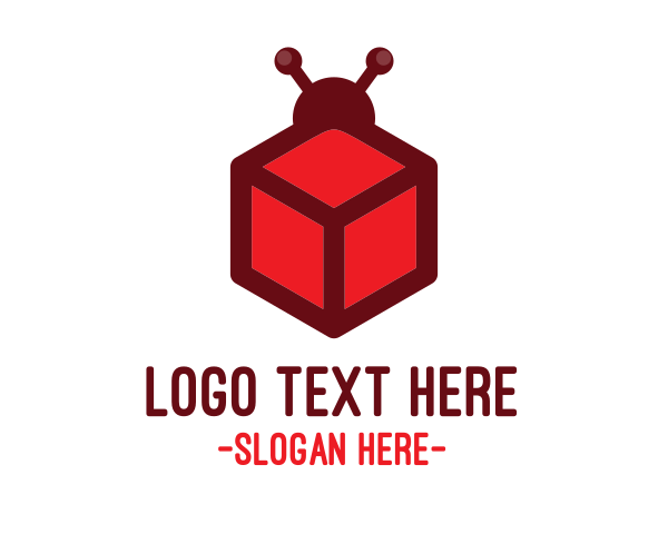 Red Box logo example 1