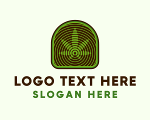 Medical - Herbal Cannabis Leaf logo design