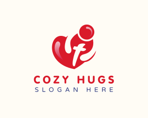 Heart Hug Charity logo design