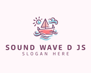 Sailing Boat Toy logo design