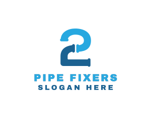 Pipe Plumbing Number 2 logo