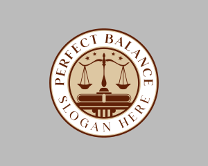 Legal Law Scale logo design