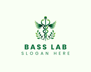 Medical Health Caduceus logo design