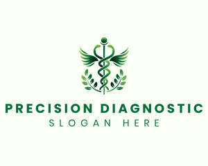 Medical Health Caduceus logo design