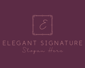 Upscale Elegant Boutique logo design