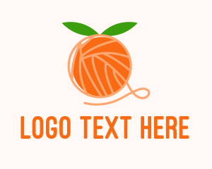 Orange Yarn Ball  logo