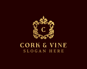 Royal Decorative Vines logo design