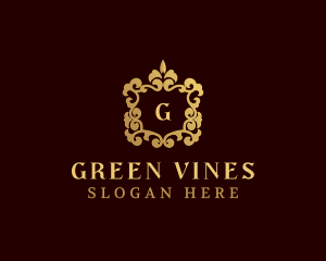 Royal Decorative Vines logo design