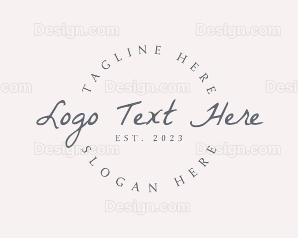 Elegant Round Business Logo