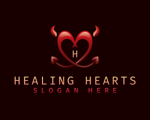 Adult Heart Lingerie logo design