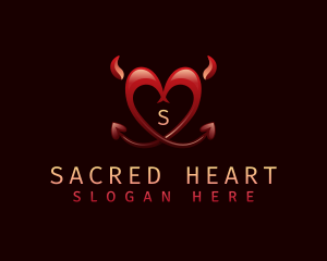 Adult Heart Lingerie logo design