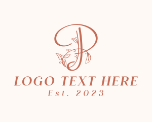 Aesthetic Monogram Letter P   logo