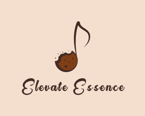 Sweet Cookie Musical Note logo