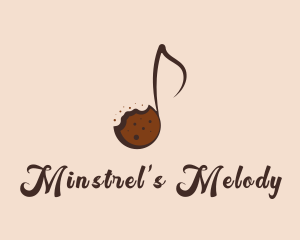 Sweet Cookie Musical Note logo design