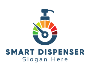 Speedometer Pump Dispenser logo design