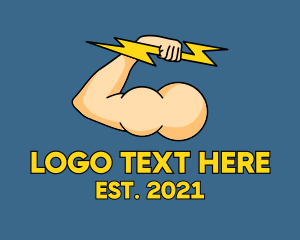 Lightning Bolt Gym logo