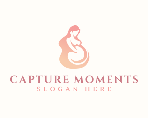 Woman Pregnant Maternity logo