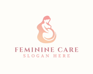 Woman Pregnant Maternity logo