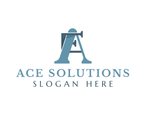 Professional Firm Letter AE logo design