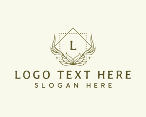 Decorative Floral Crest logo